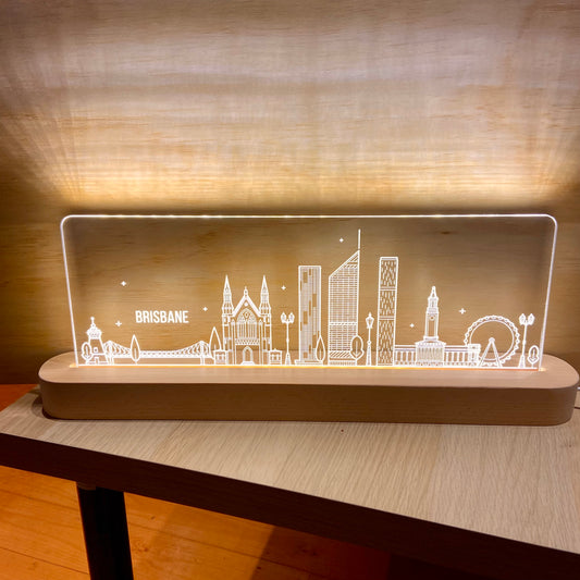 Holo Lamp: [Pick Your City] Skyline