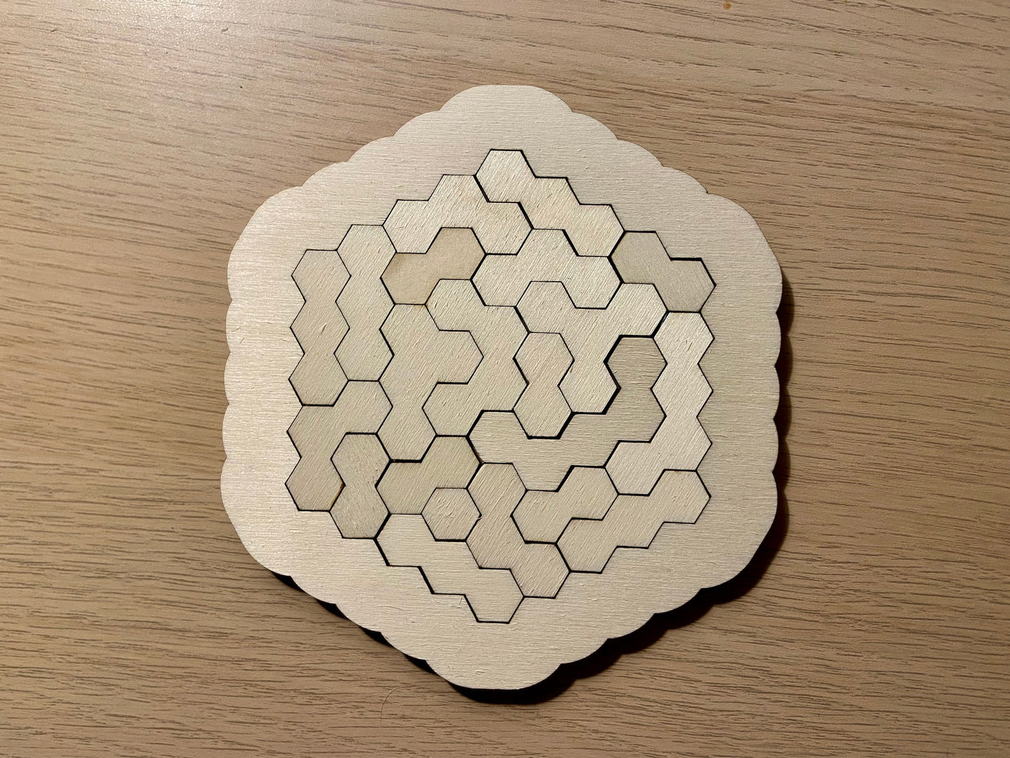 Honeycomb Wooden Jigsaw Puzzle